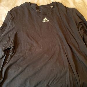 Plain adidas black long sleeve